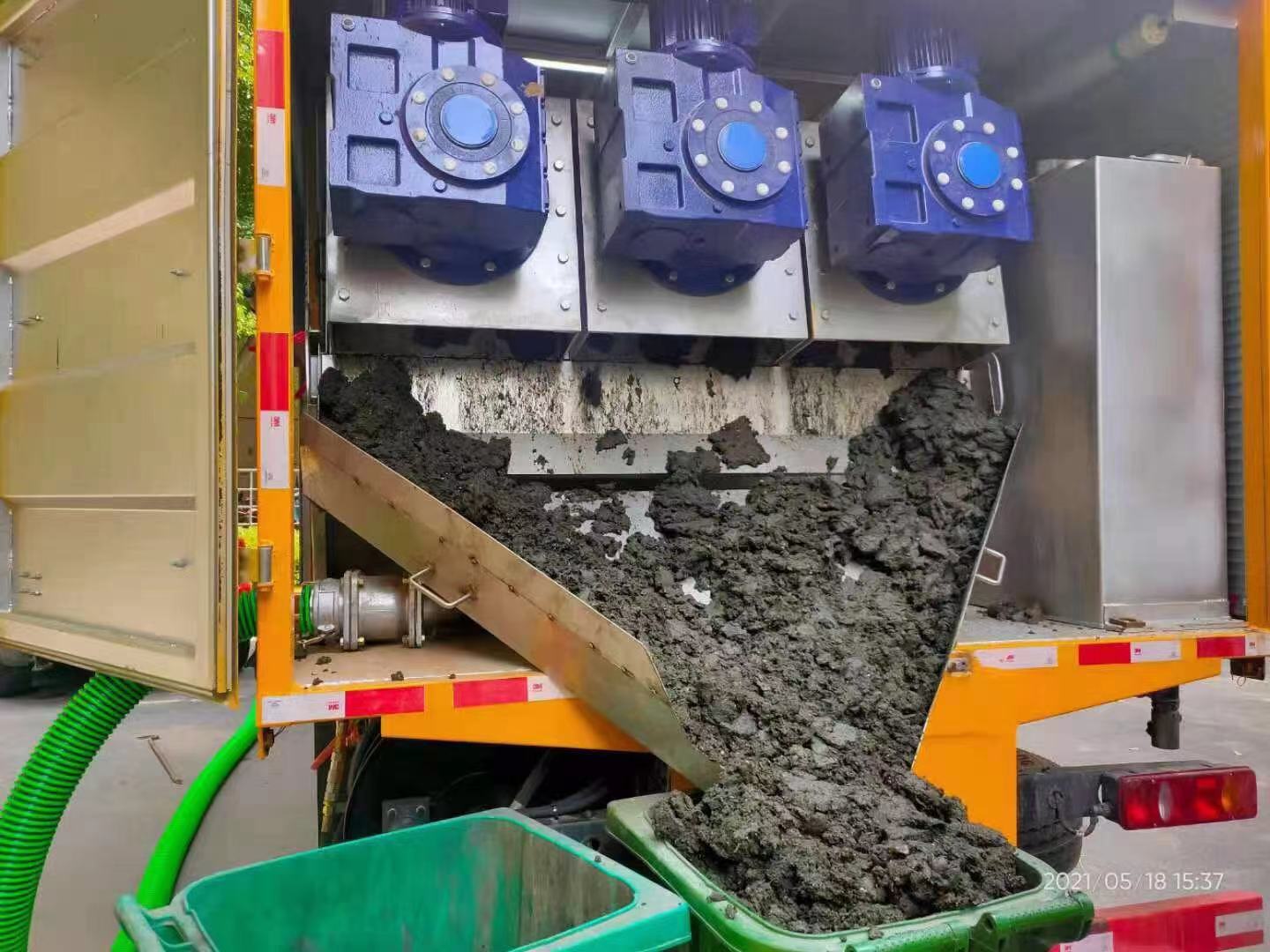 黄竹镇化粪池清掏城市维护站-泥浆净化干湿分离处理